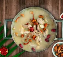 Chicken with Pig's Stomach