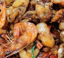 Spicy Shrimp and Frog