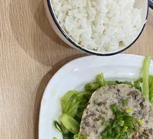 Head Cabbage Pork Patty Rice