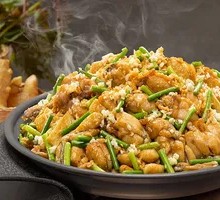 Golden Garlic Frog Legs