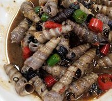 Bamboo Shoot and Snail Stir-fry with Perilla