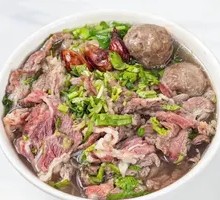 Signature Beef Meatball Rice Noodle Soup