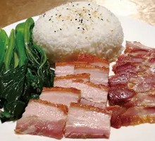 Roast Pork and Barbecue Pork Rice