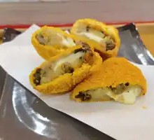 Beef Cheese Potato Cakes