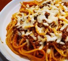 Cheese Meat Sauce Baked Pasta