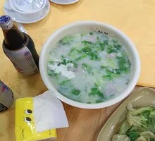 Chicken Offal Meatball Porridge