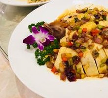 Scallion Oil Drizzled Poached Chicken