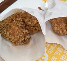 Double Burger Fried Chicken Bucket