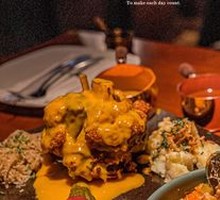 Heisenberg Flame Cheese Waterfall Pork Shank