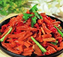 Sizzling Goose Intestine Head