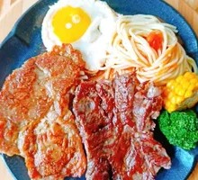 Romantic Beef and Pork Chop