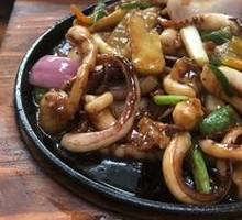 Sizzling Fresh Squid