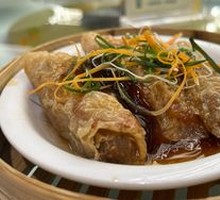 Braised Abalone Sauce Tofu Skin Rolls