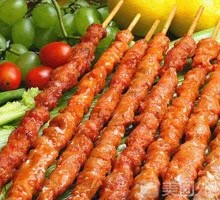 Sesame Meat Skewers
