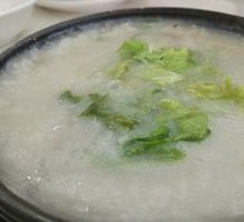 Egg and Beef Rice Porridge