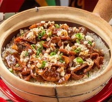 Fresh Sand Ginger Chicken with Salt-Baked Chicken Kidney Claypot Rice