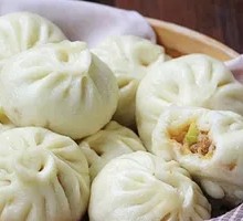 津味素绿豆菜素包