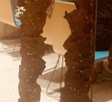 Grilled Pork with Large Skewers