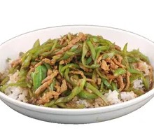 Green Pepper Shredded Pork Rice