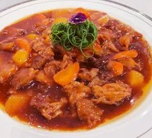 回民菜红烧牛窝骨