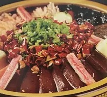 Spicy Dan Dan Noodles with Blood Sausage