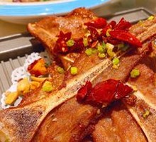 Hand-grabbed扇子骨