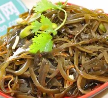 Thin seaweed strips