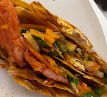 Pork Tenderloin Egg Pancake