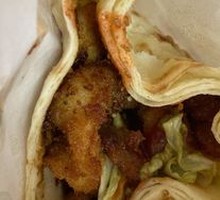 大饼夹鸡柳