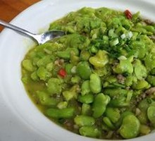 老家盐菜炖蚕豆