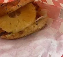 Sour Cabbage BBQ Burger