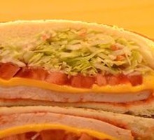 超浓芝士火鸡三明治