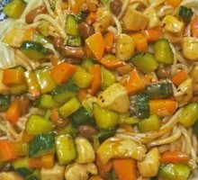 Kung Pao Chicken Noodles