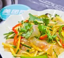 Cucumber Noodles with Sesame Sauce