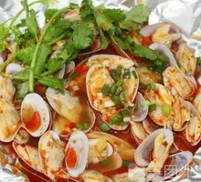 Signature Foil-Wrapped Clam Noodles