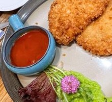 传统法式炸猪排