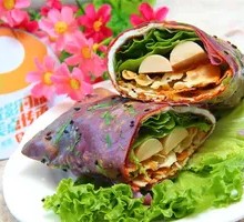 双鸡蛋紫米山东大煎饼