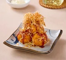 Okonomi-yaki with octopus