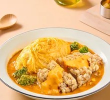 芝士鸡腿排咖喱饭