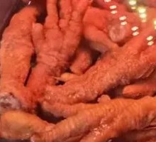 Braised Chicken Feet with Tiger Skin