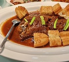 葱烧鲽鱼配大果子