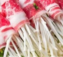 Bacon and Enoki Mushrooms
