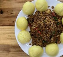 Mixed Grain Bun with Grandmother's Vegetable