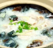 Century Egg and Pork Porridge