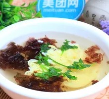Seaweed and Egg Soup