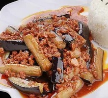 Minced Pork with Eggplant Rice
