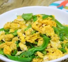 Egg with Green Pepper