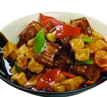 Small Braised Pork with Soybean Paste