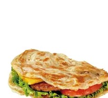 Hand-Grabbed Pancake with Pork Tenderloin