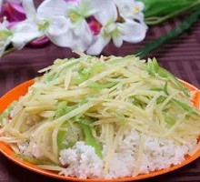 Spicy Pepper and Potato Rice Bowl